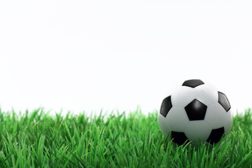 Papier peint photo Football Tir puissant vers les filets  © Schlierner