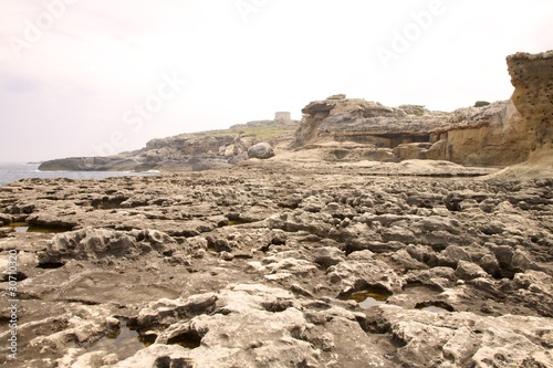 erosioned rock reef