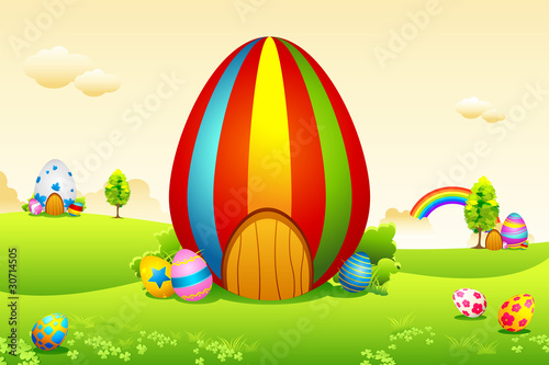 Easter Eggs House