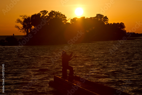 Gulf Coast lady fishing