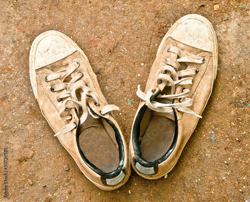 The old sneakers