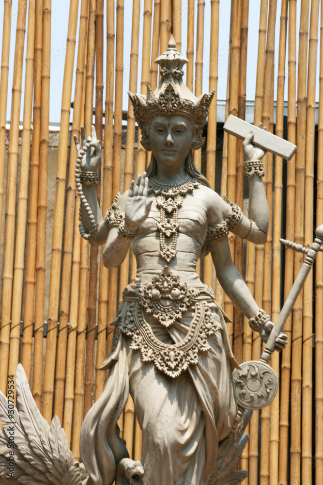 Angel statue in Bangkok, Thailand.