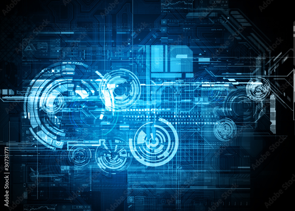 Fototapeta premium abstract tech design