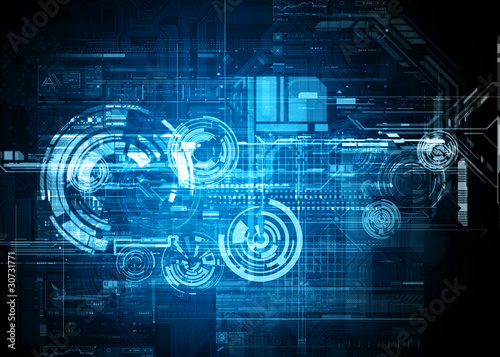 abstract tech design