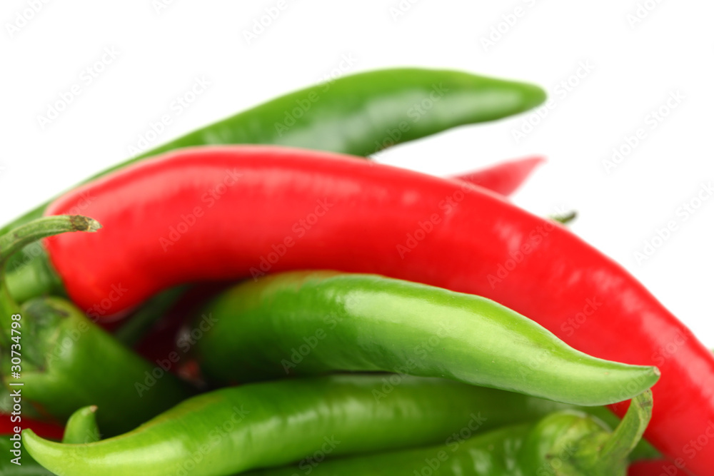 mixed chilli pile mixed chilli pile