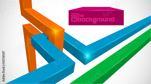 Abstract 3D background