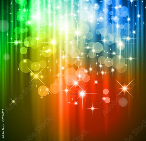 Magic Waterfall of lights