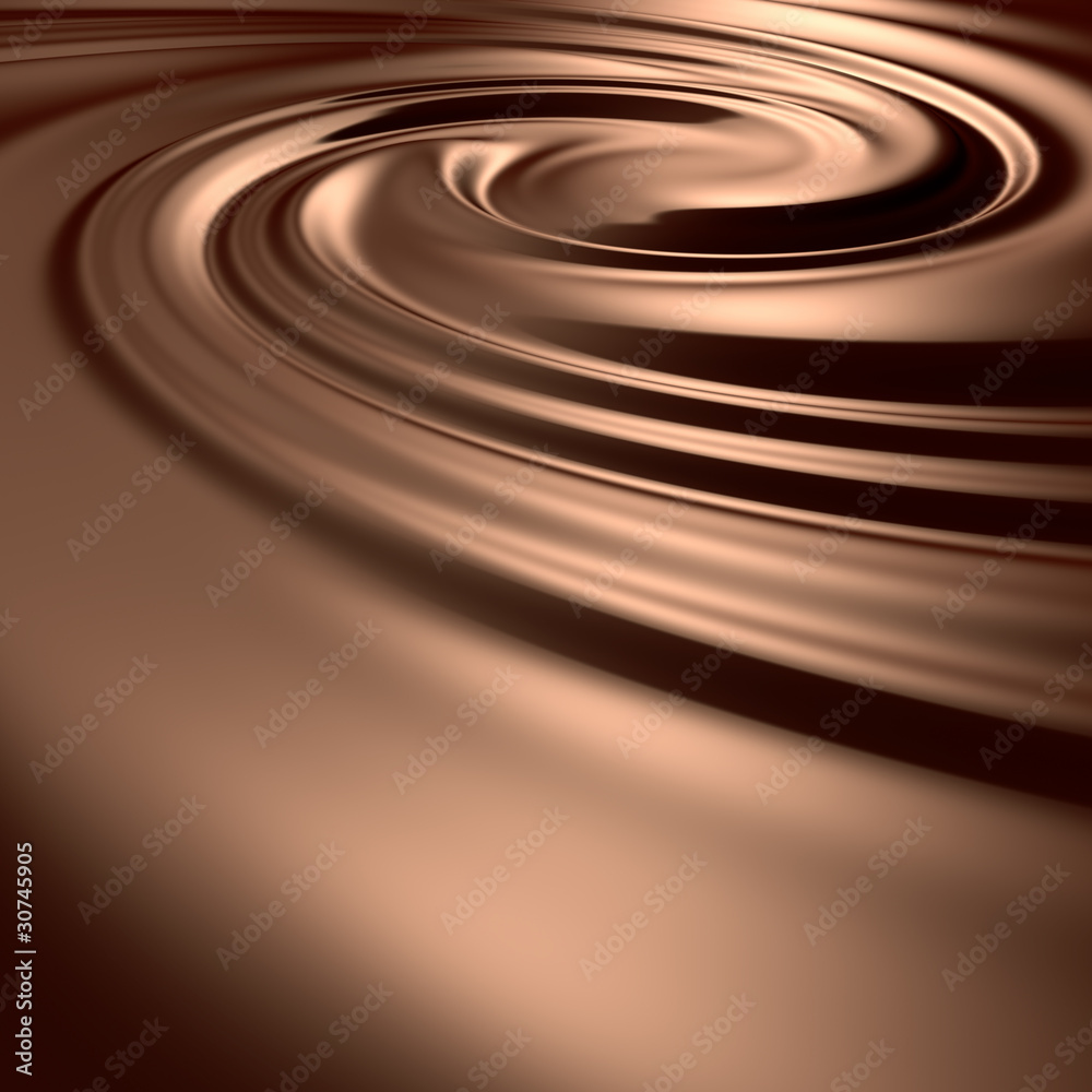 Astonishing chocolate swirl. Clean, detailed render. Astonishing chocolate swirl. Clean, detailed render.