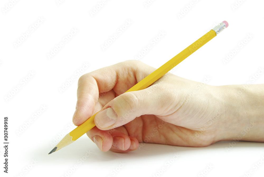 pencil in hand pencil in hand