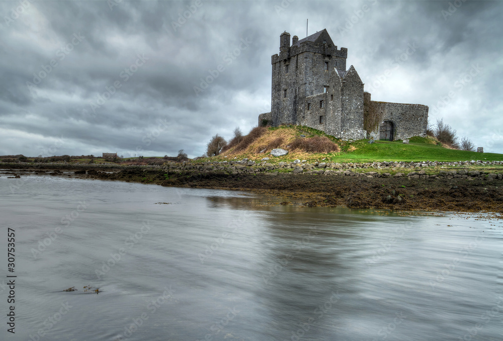 Dunguaire castle in west Ireland - HDR