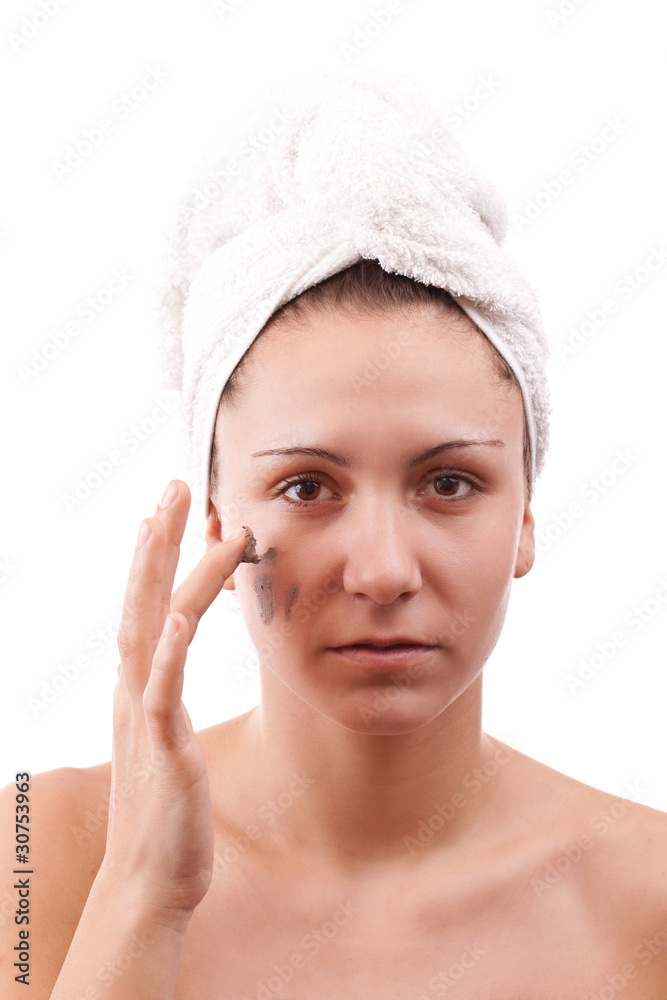 woman during spa woman during spa
