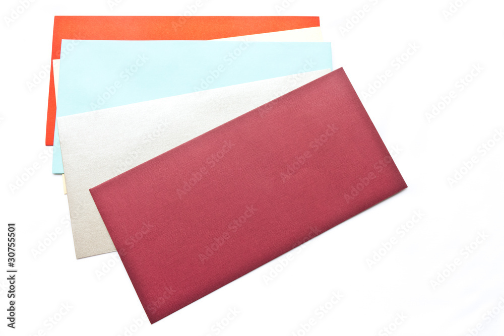 Paper Envelopeon white background Paper Envelopeon white background