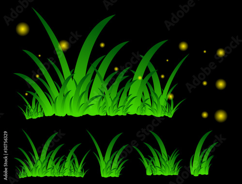 green grass