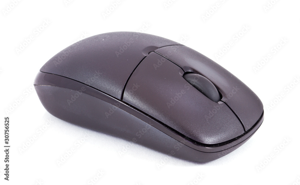 Wireless mouse on white background Wireless mouse on white background