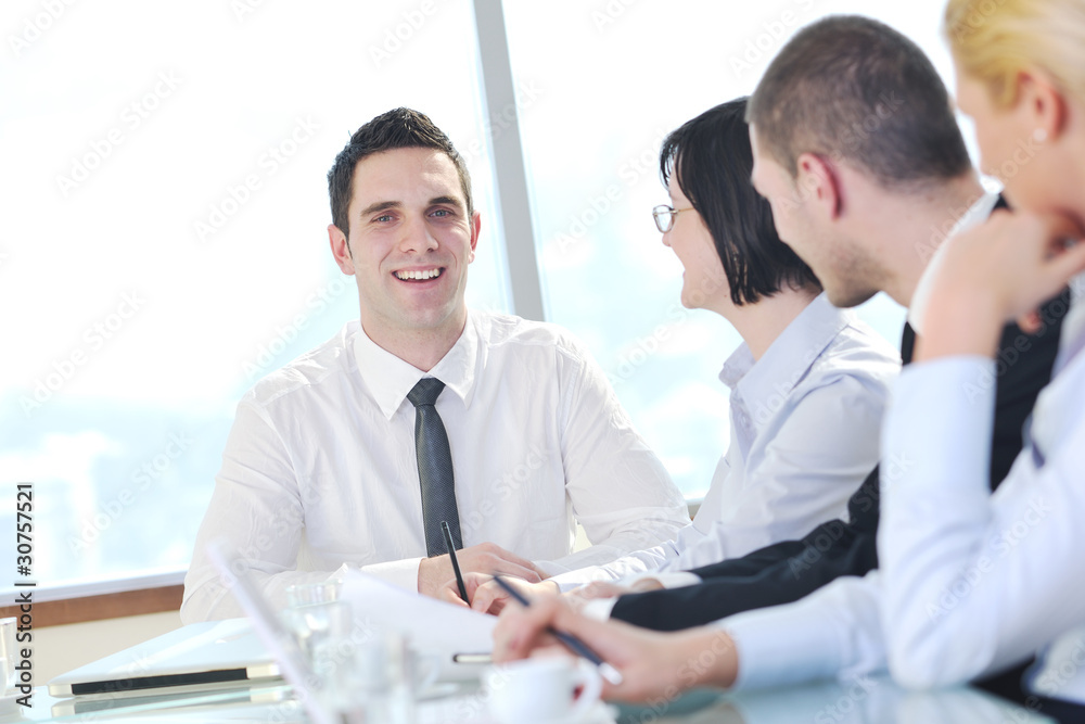 group of business people at meeting group of business people at meeting