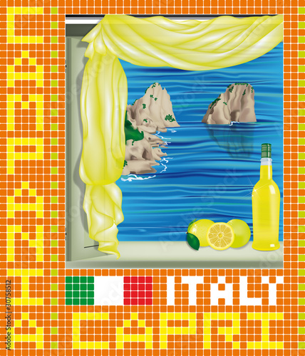 mosaico caprese