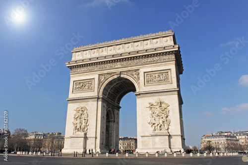 Arc de Triomphe,  Paris © cynoclub