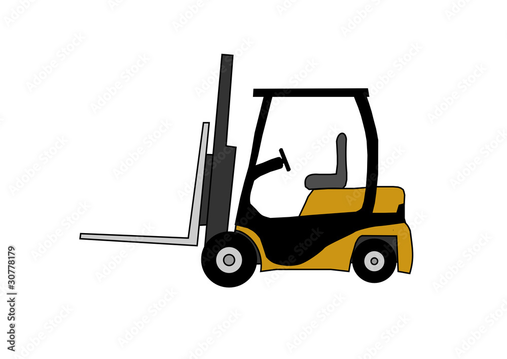 Forklift vector Forklift vector