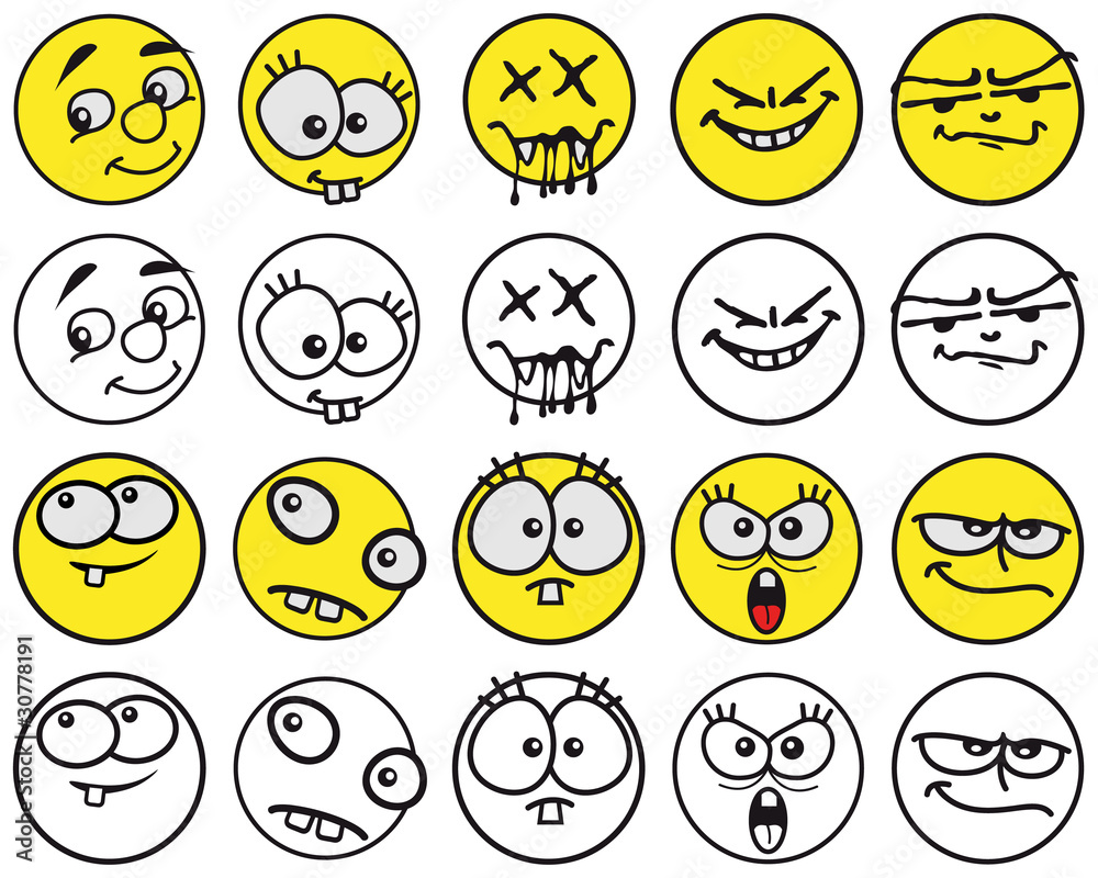 Fototapeta premium Smileys 4