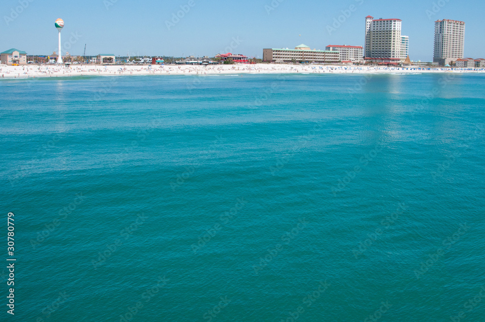 Water view of Pensacola Beach