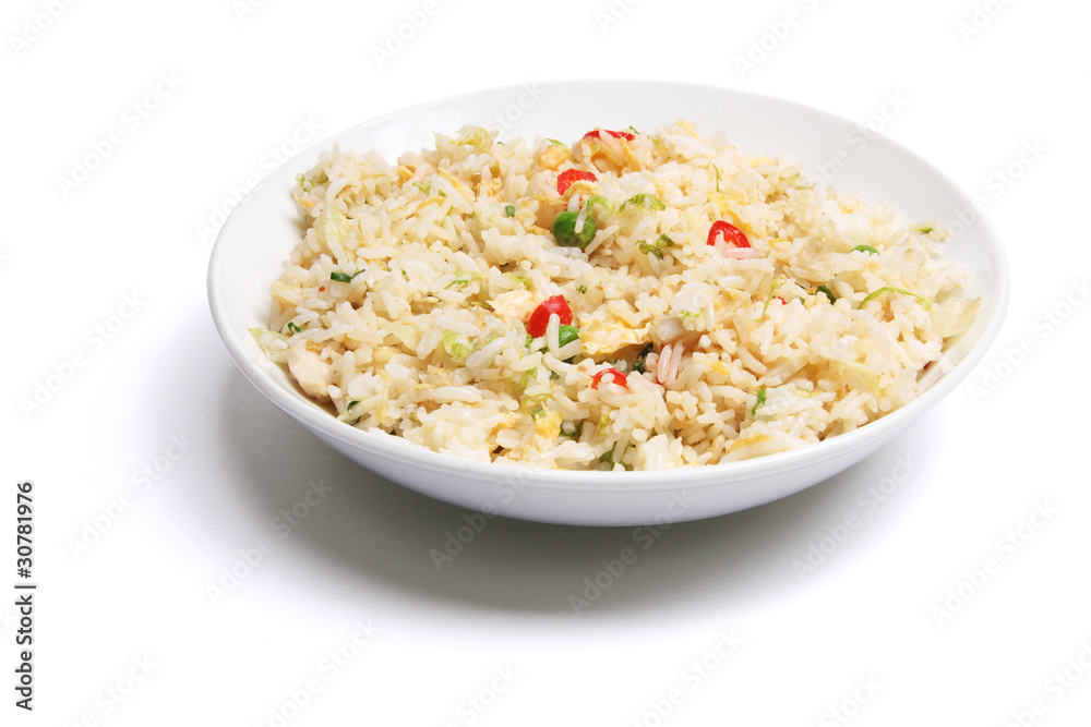 Plate of Fried Rice Plate of Fried Rice