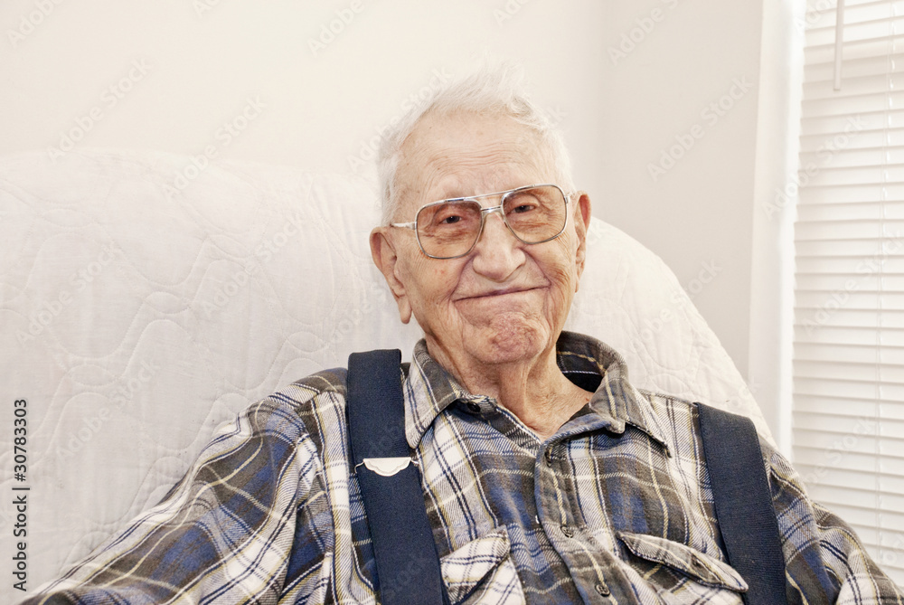 Elderly Man Smiling Elderly Man Smiling