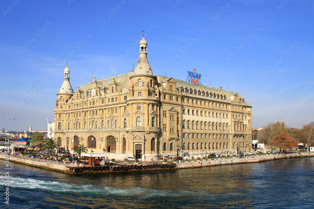 Haydarpasa station building in Istanbul