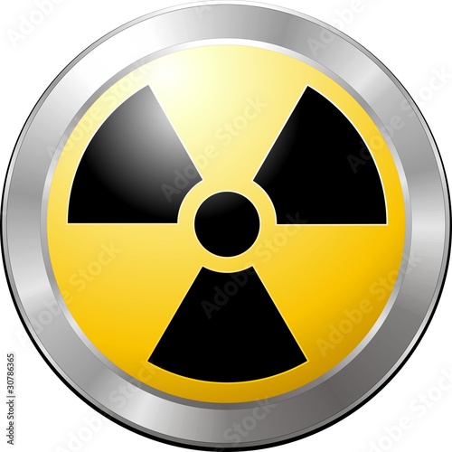Nucleare Simbolo Icona-Nuclear Symbol Icon-Vector