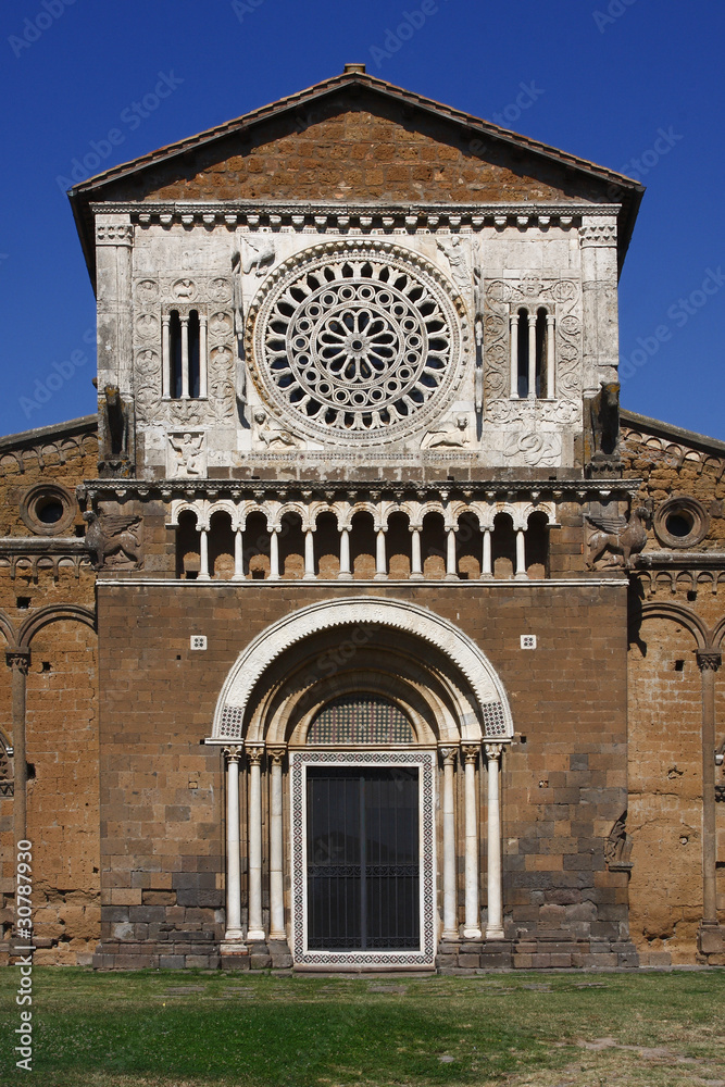 Fototapeta premium Tuscania, chiesa di san Pietro