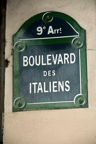 boulevard des italiens photo