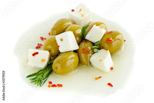 Olives and feta