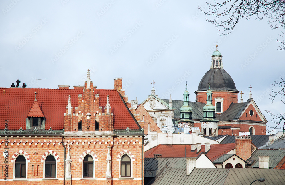 Türme Altstadt Kraków