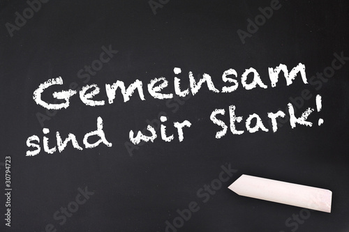 Gemeinsam sind wir Stark!