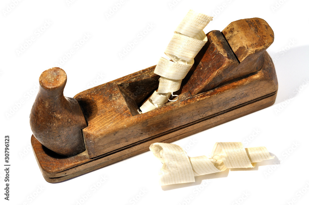 Foto Stock Antica pialla da legno | Adobe Stock
