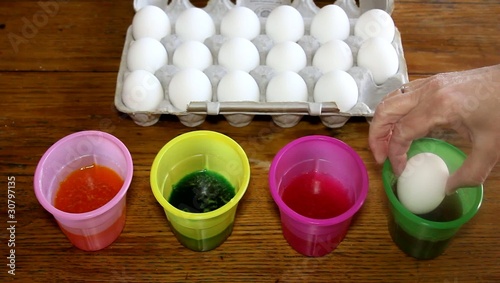 Eastger egg dyes