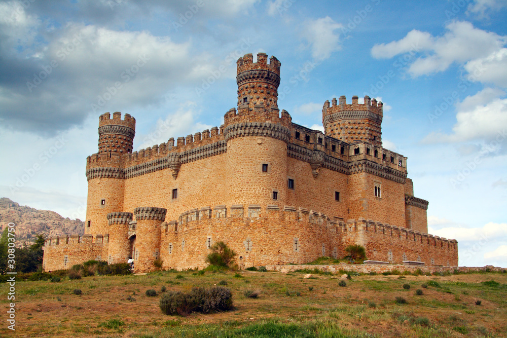 Fototapeta premium Medieval castle - Manzanares