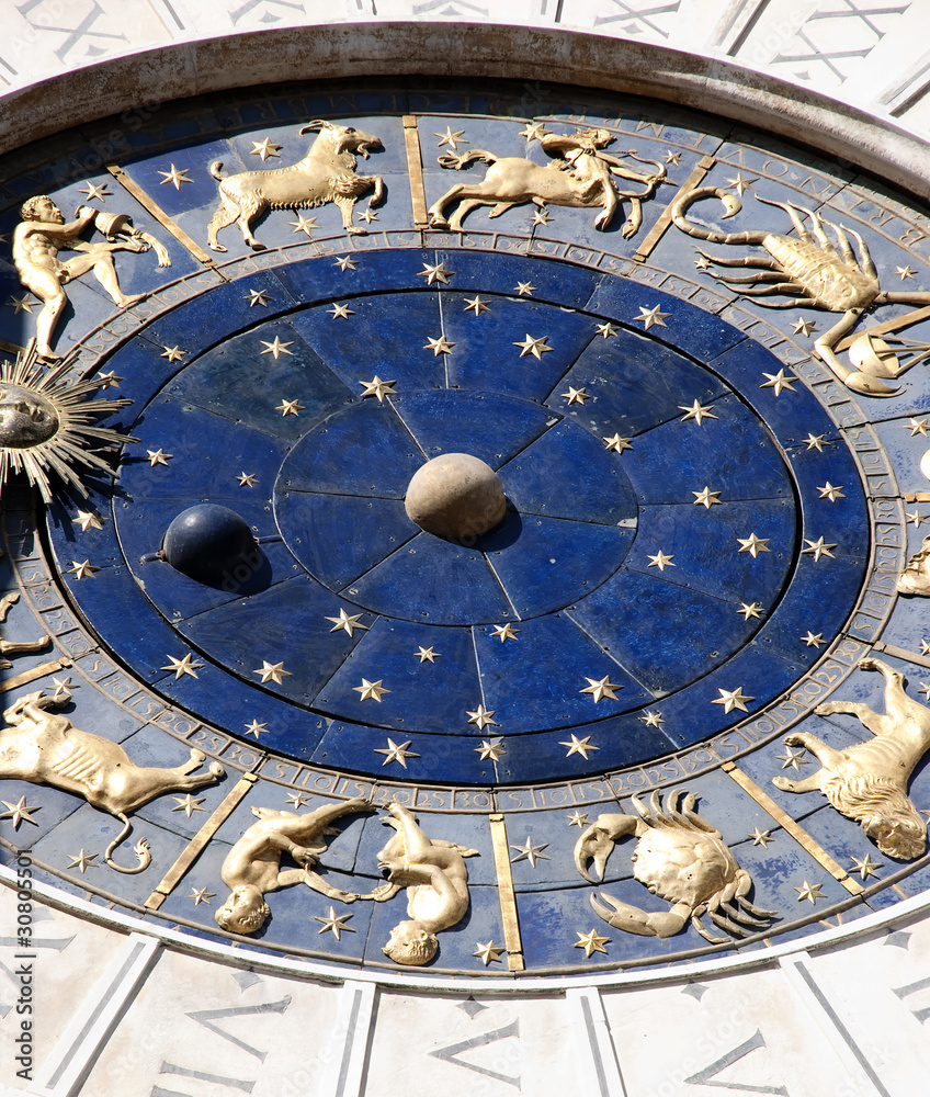 Naklejka premium orologio di piazza San Marco