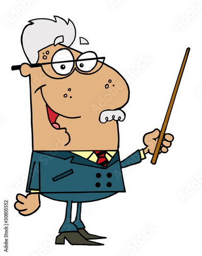 Hispanic Senior Professor Man