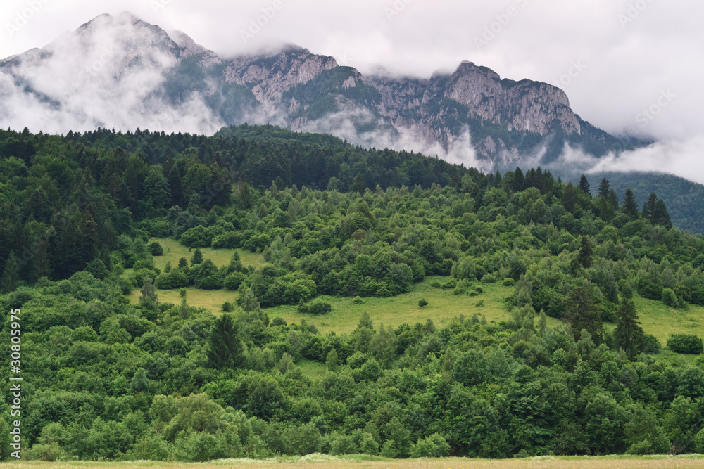 Obraz premium mountains and clouds