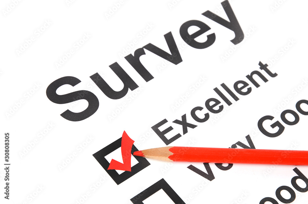 Questionnaire and pencil