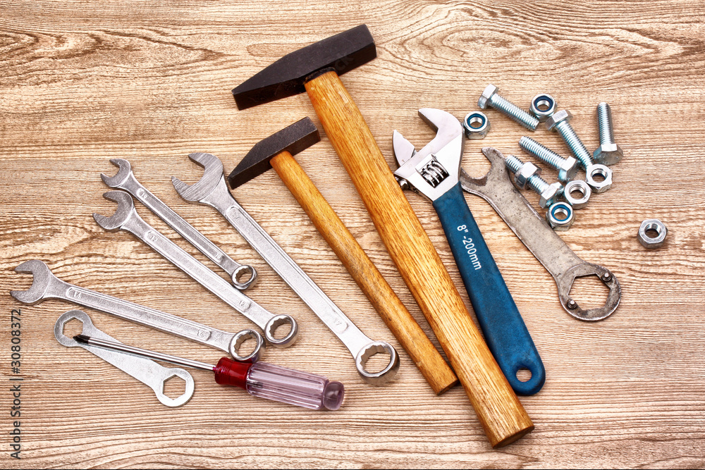Tools isolated on white Tools isolated on white