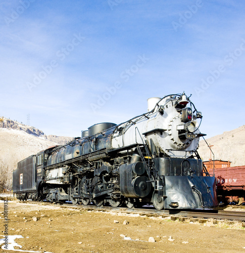 stem locomotive in Colorado Railroad Museum, USA
