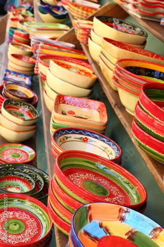 Colorful plates