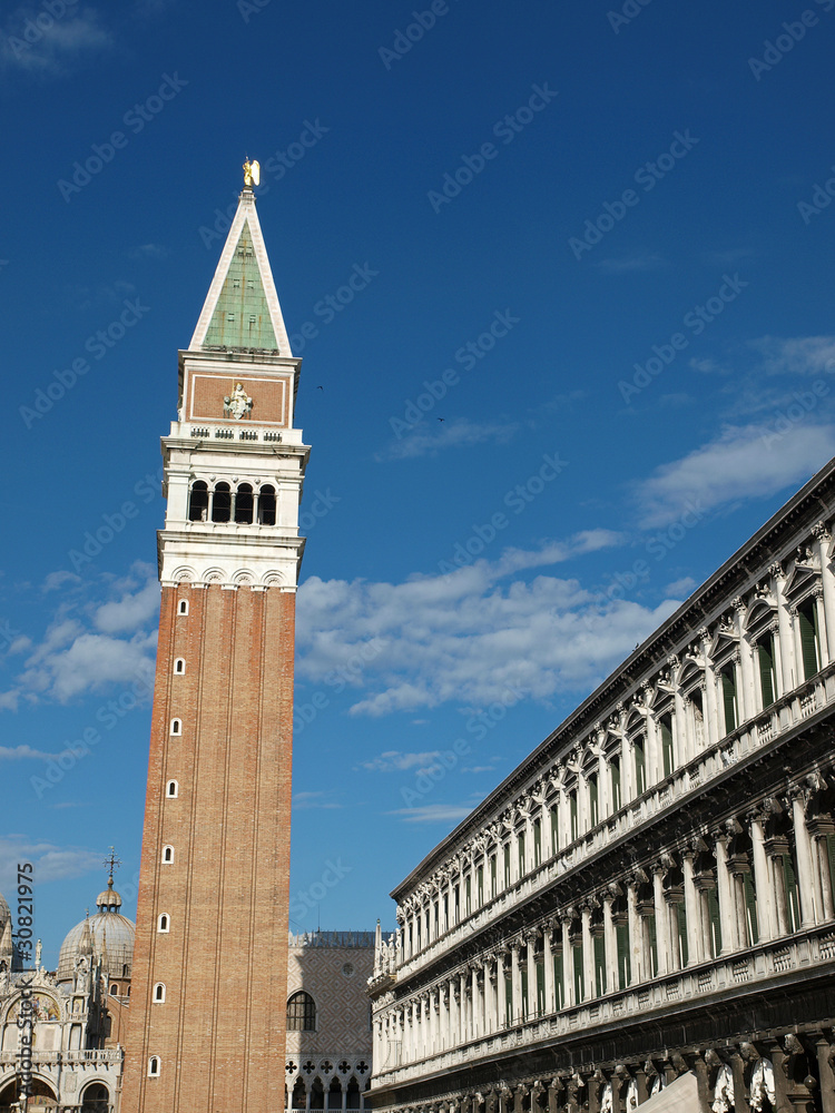 Venice - The Procuratie Nuove and Campanile