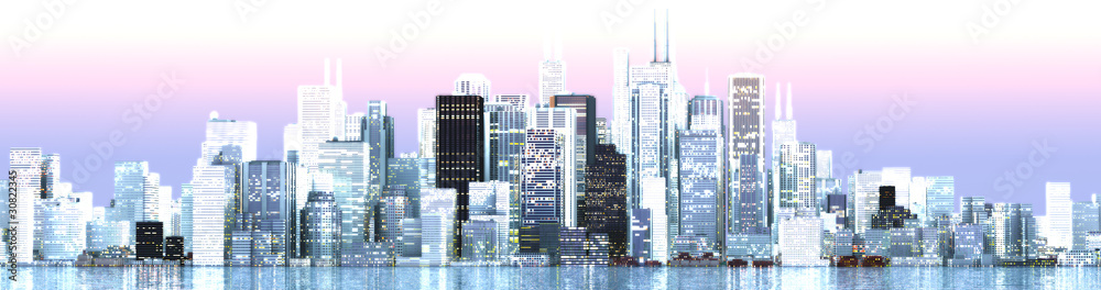 skyline future city