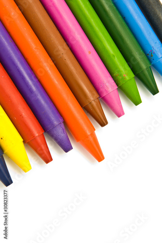 Wax crayons