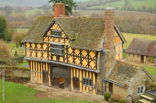Canvas Print elizabethan gatehouse