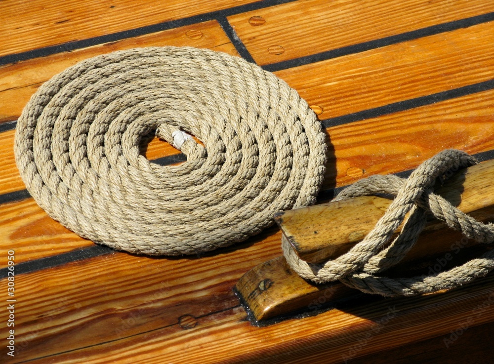 Fototapeta premium Seilrolle - Segelschiff
