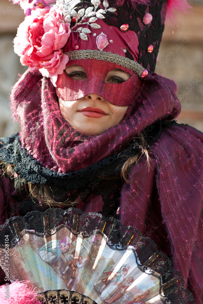 Carnevale di Venezia, giovane maschera