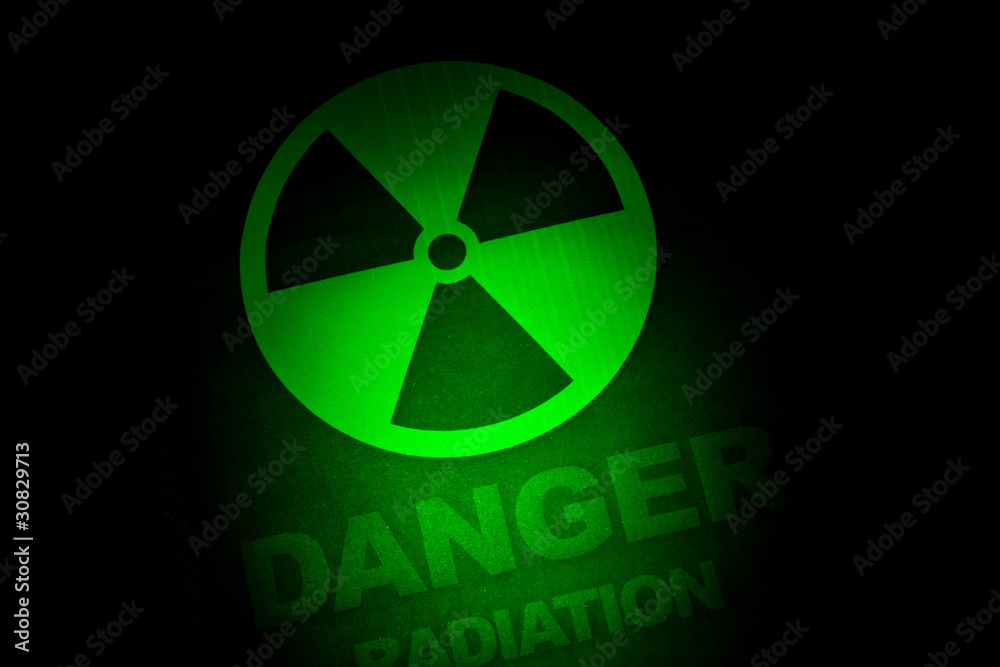 Radiation hazard sign